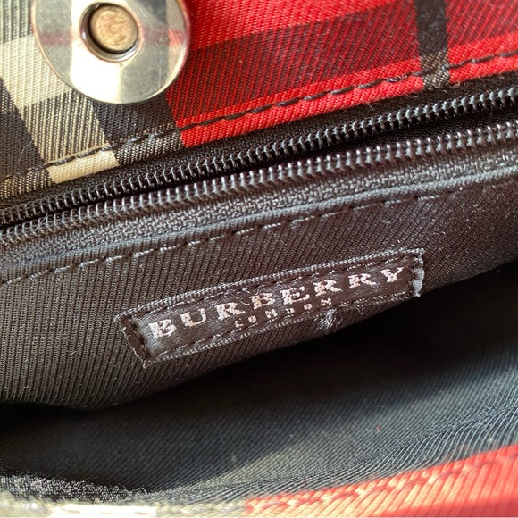 Burberry Nova check . Mini shopper with leather handles. EUC - Picture 3 of 8